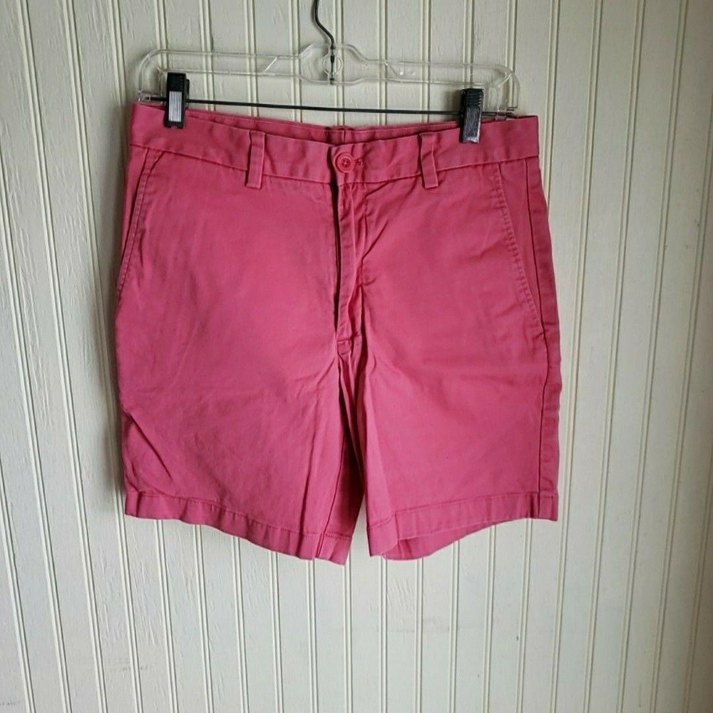 Vineyard Vines‎ Breaker Shorts Mens 31 Pink Cotton Chino 9 Inseam Casual Summer
